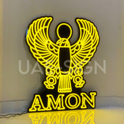 AMON BUSINESS LOGO NEON SIGN