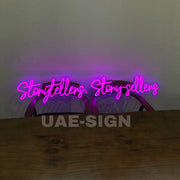 Story Teller - story Seller Neon Sign