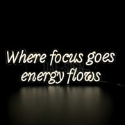 Where Focus goes energy flows