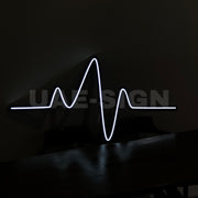 Waves Neon Sign