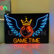 GAME TIME' NEON SIGN