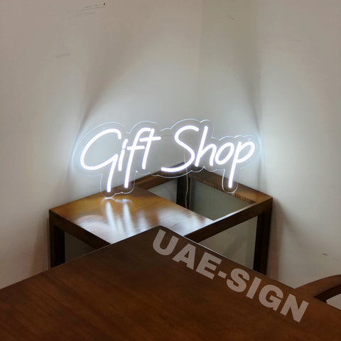 GIFT SHOP' NEON SIGN