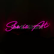 She is Art Neon Sign