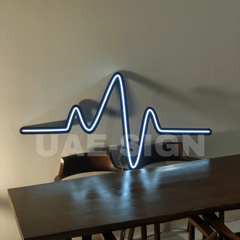 Waves Neon Sign