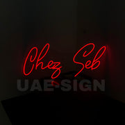 CHEZ SEB' NEON SIGN