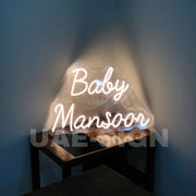 BABY MANSOOR' NEON SIGN