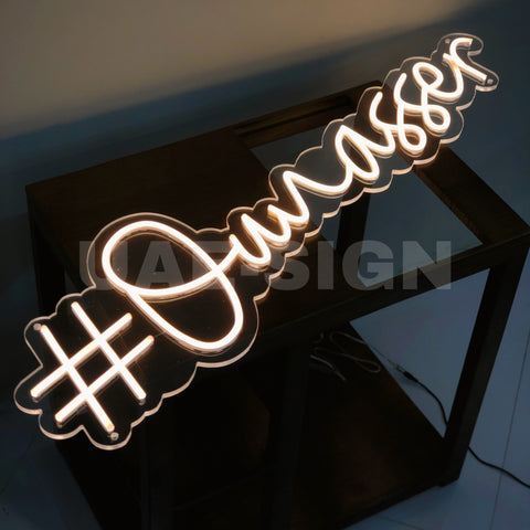 #OUNASSER' NAME NEON SIGN