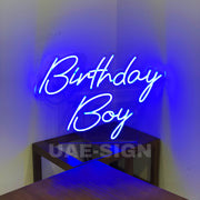 BIRTHDAY BOY' NEON SIGN