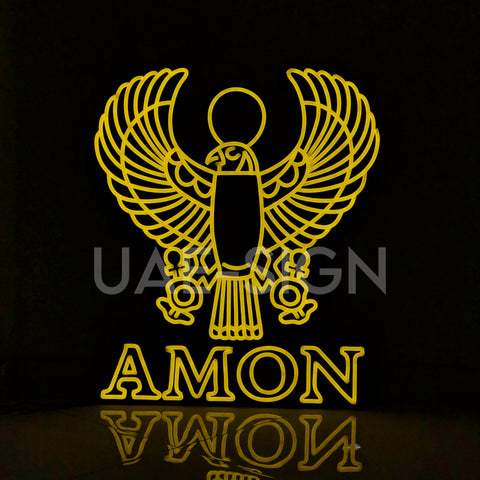 AMON BUSINESS LOGO NEON SIGN