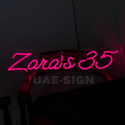 ZARA'S 35' NEON SIGN