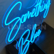 SOMETHING BLUE' NEON SIGN