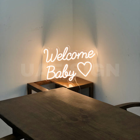 WELCOME BABY' NEON SIGN