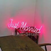 JUST MARRIED' NEON SIGN