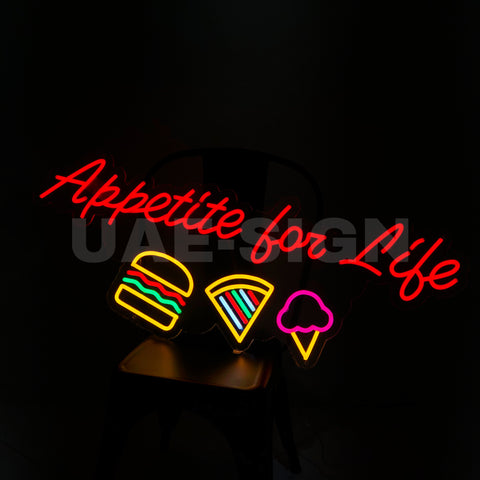 APPETITE FOR LIFE' NEON SIGN