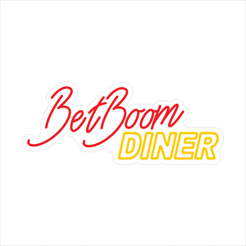 BET BOOM DINNER NEON SIGN