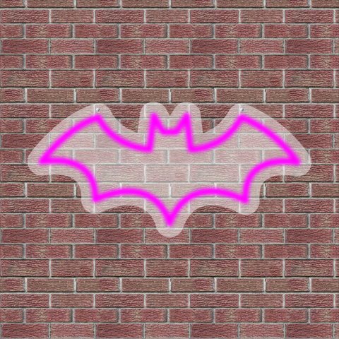 Batman Logo Neon Sign