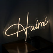 HAIMI' NAME  NEON SIGN
