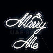 Marry Me Neon Sign