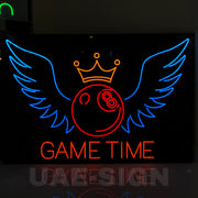 GAME TIME' NEON SIGN