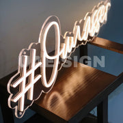 #OUNASSER' NAME NEON SIGN