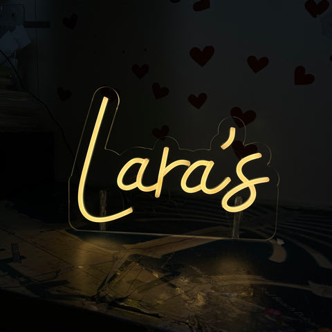 Lara's Neon Sign