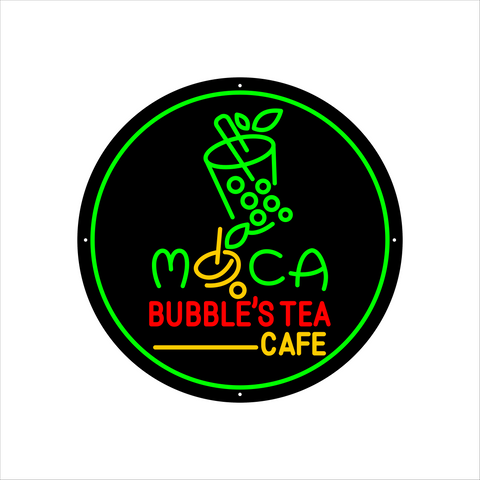 Moca Cafe Neon Sign