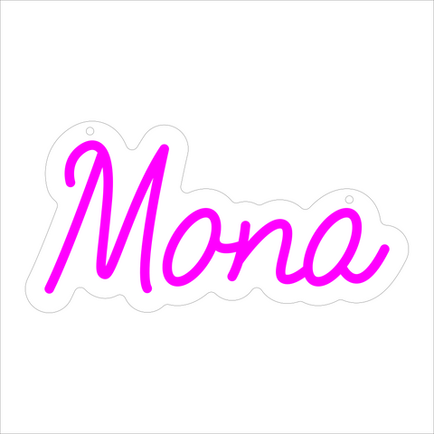 Mona Neon Sign
