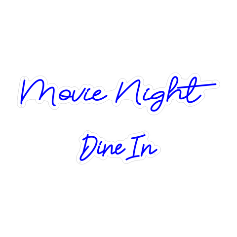 Movie Night & Dine In Neon