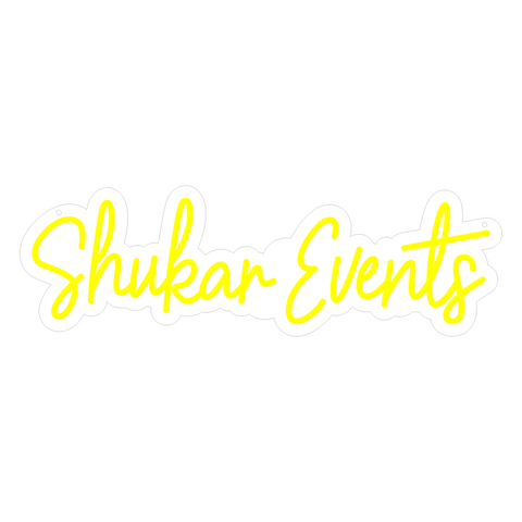 SHUKAR EVENTS NEON SIGN