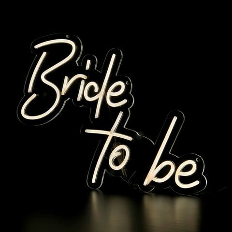 BRIDE TO BE' NEON SIGN