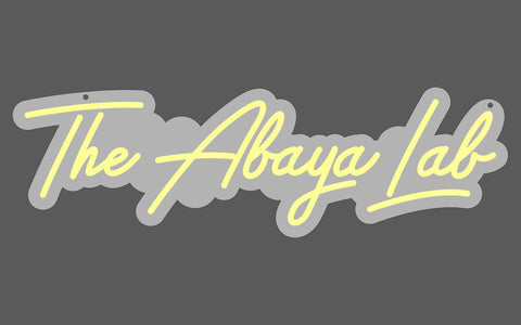 THE ABAYA LAB'NEON SIGN