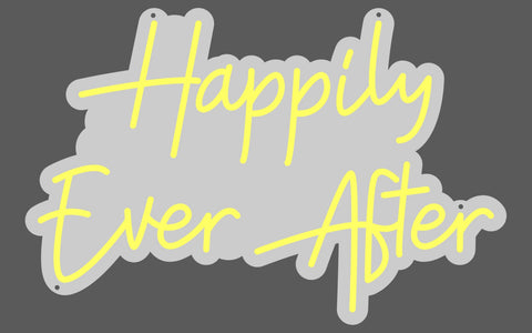 HAPPILY EVER AFTER' NEON SIGN