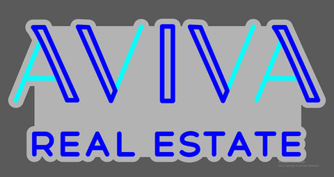 AVIVA' NEON SIGN