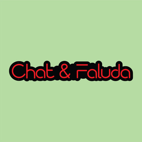 Chat & Faluda Neon Sign