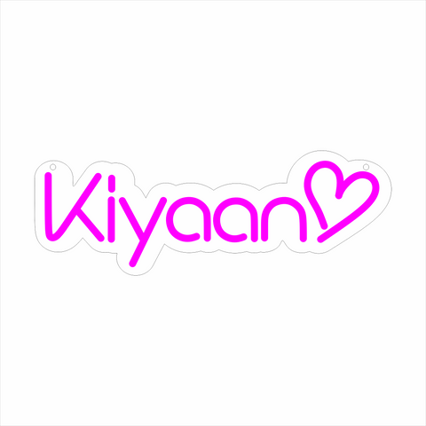 Kiyaan Neon Sign