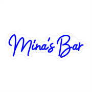 Mina's Bar Neon Sign