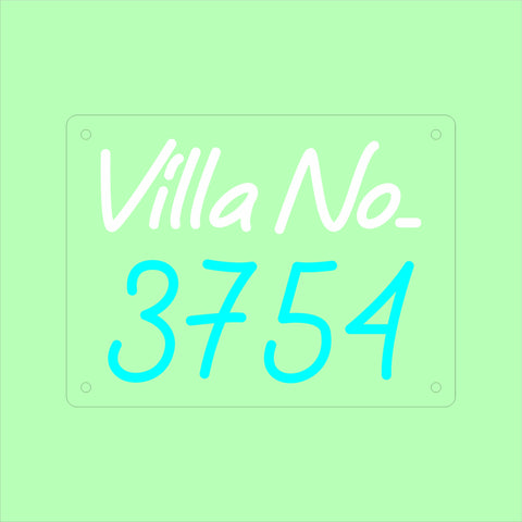 Villa Neon Sign