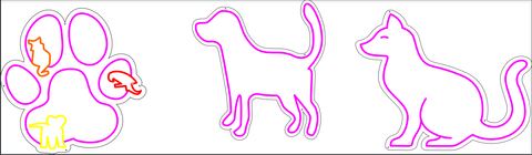 DOG & CAT NEON SIGN