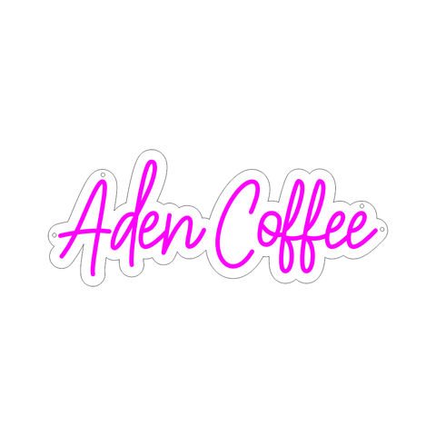 ADEN COFFEE Neon Sign